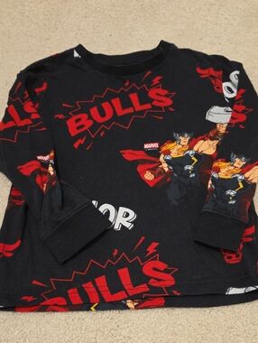 Chicago Bulls NBA Thor Marvel Long Sleeve